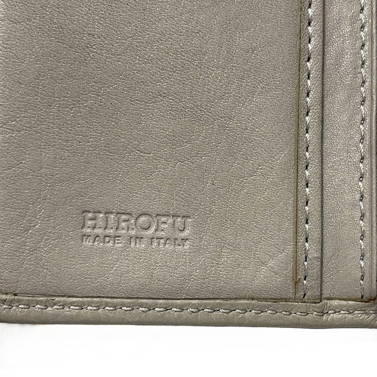 HIROFU(ヒロフ) 2つ折り財布 - ベージュ レザー - メルカリ