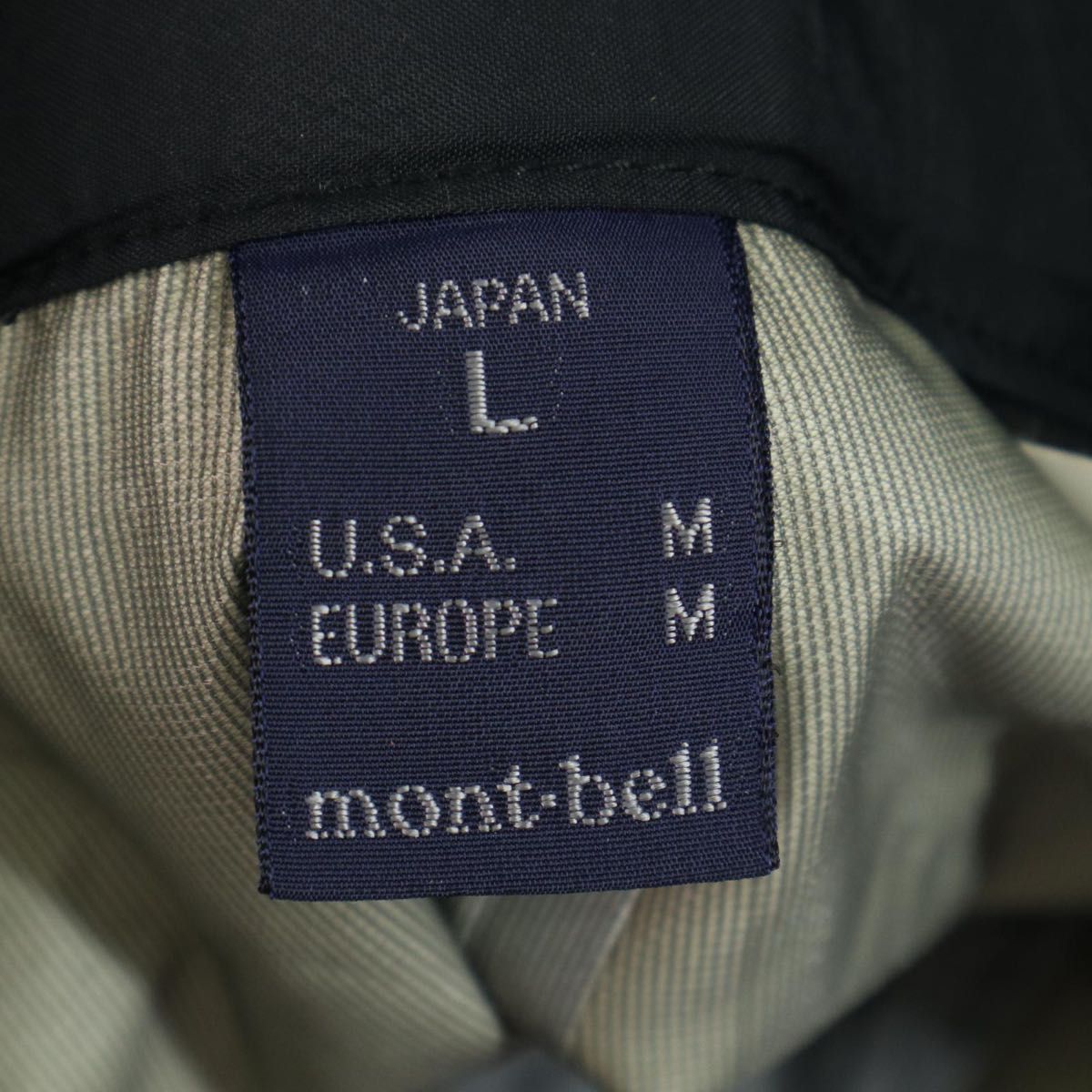 mont-bell モンベル GORE-TEX ストリームパンツ L 黒 ビブパンツ
