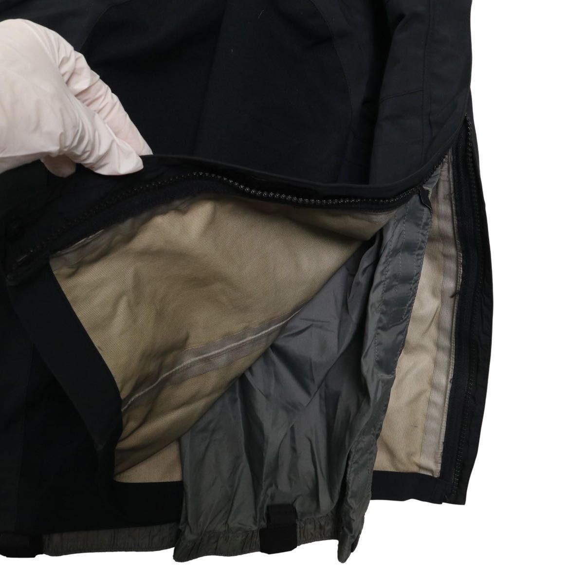 mont-bell モンベル GORE-TEX ストリームパンツ L 黒 ビブパンツ