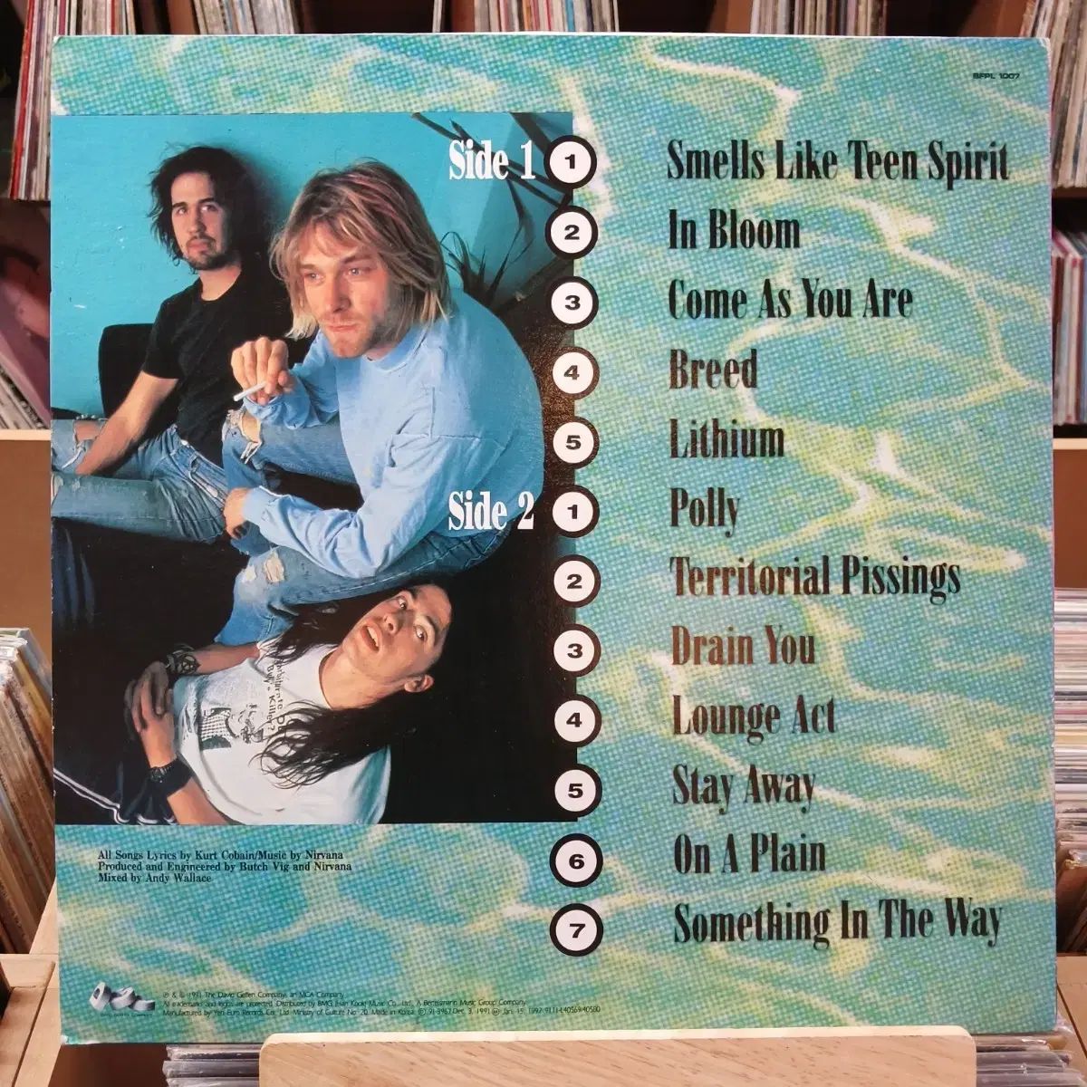 収集 ニルヴァーナ Nirvana Nevermind LP