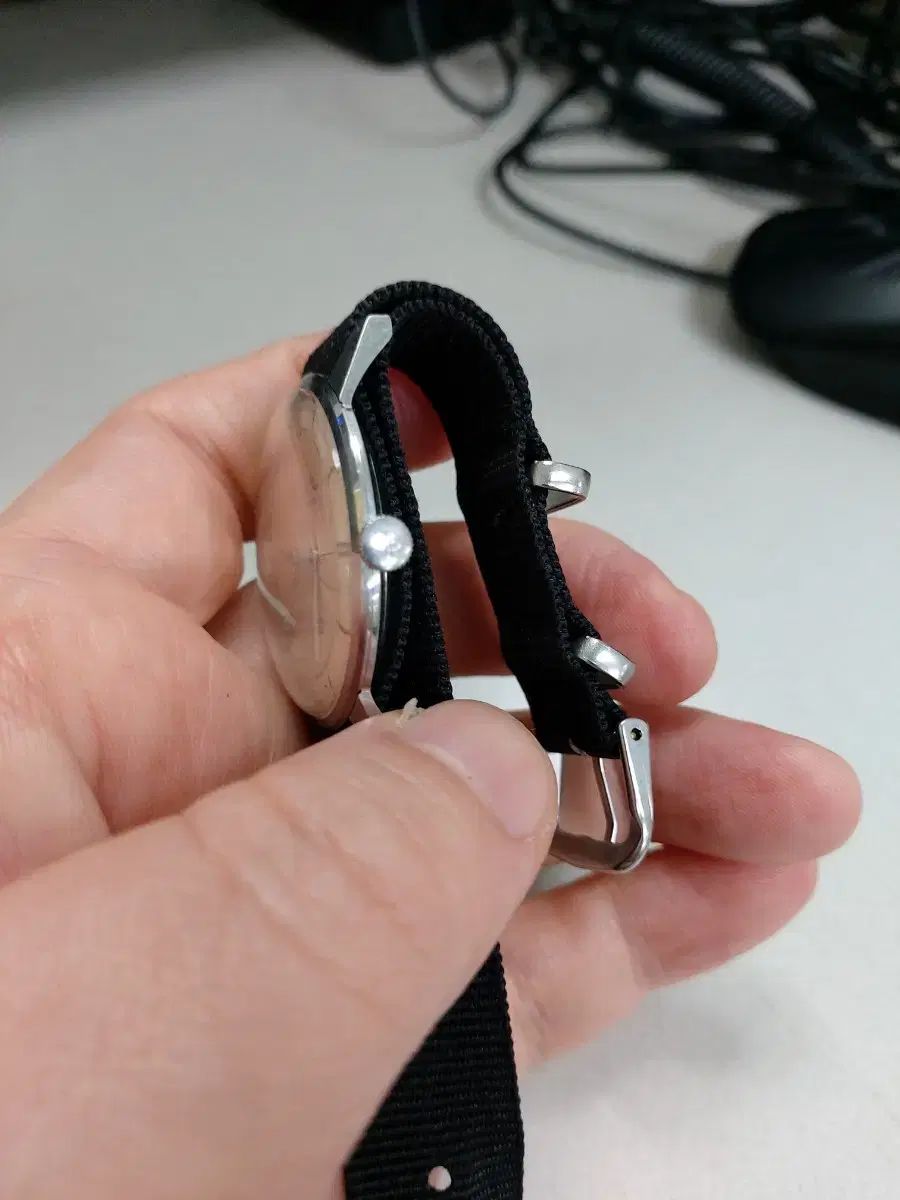 ロイヤルプリンス ヴィンテージ リストウォッチ ブラック NATOバンド