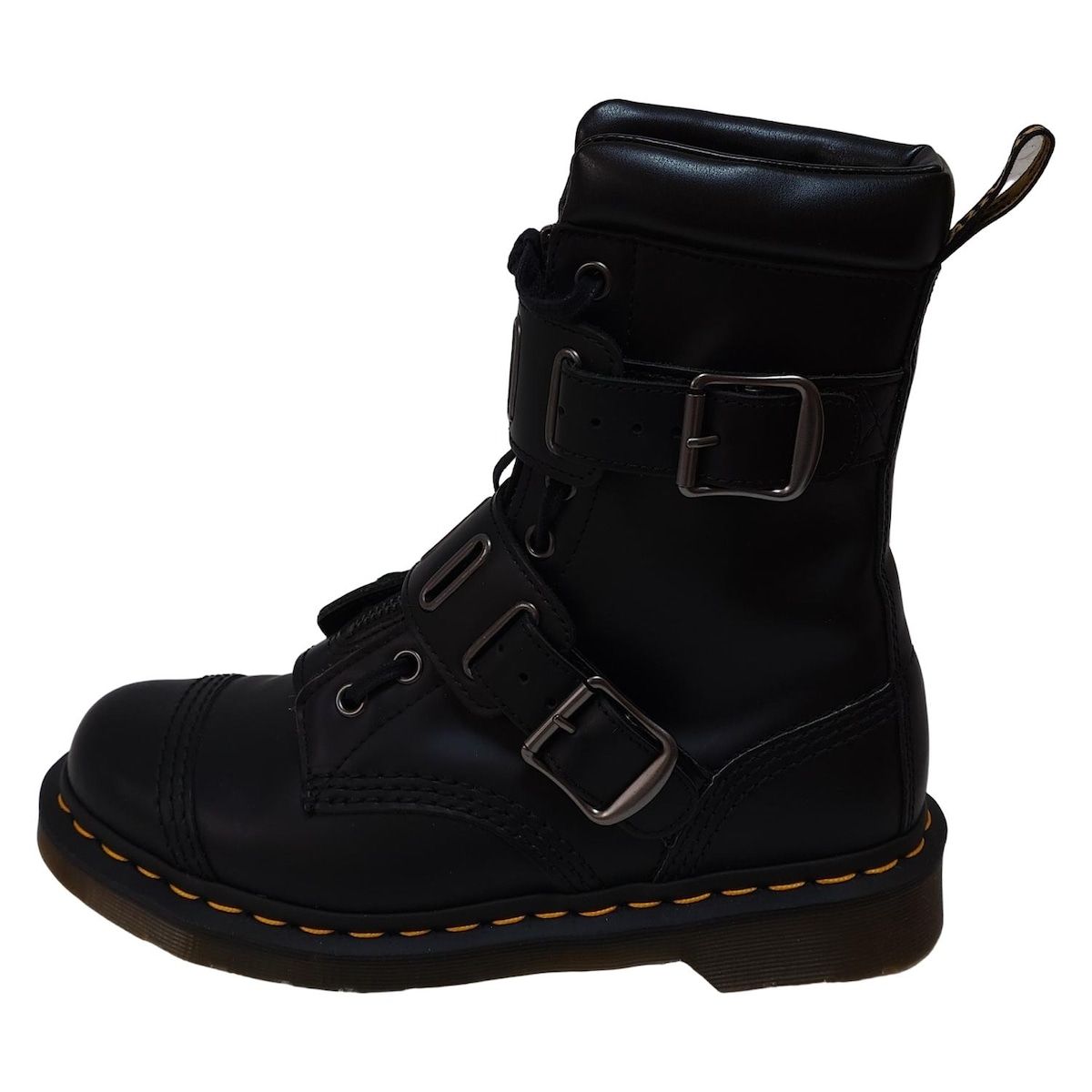 Dr.Martens ドクターマーチン ショートブーツ 38 レディース - 黒 レザー