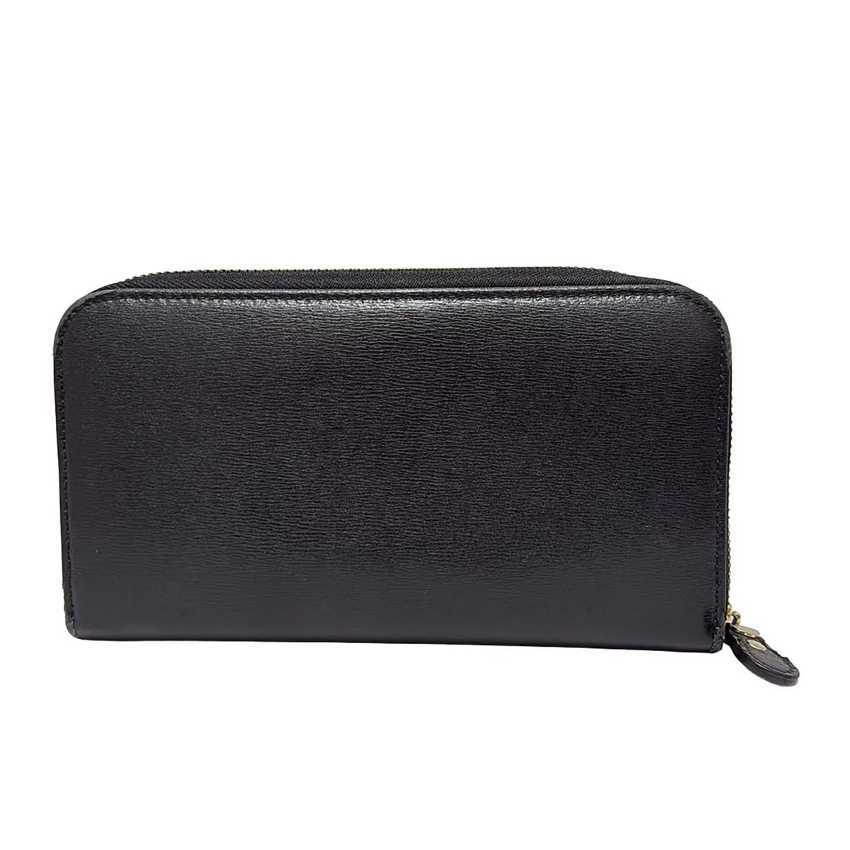 FERRAGAMO SalvatoreFerragamo サルバトーレフェラガモ 長財布 ガンチーニ 黒 ラウンドファスナー レザー