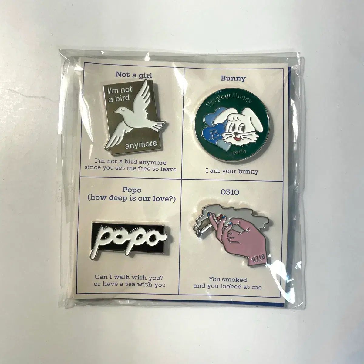 MD バッジ Turn on that Blue Vinyl