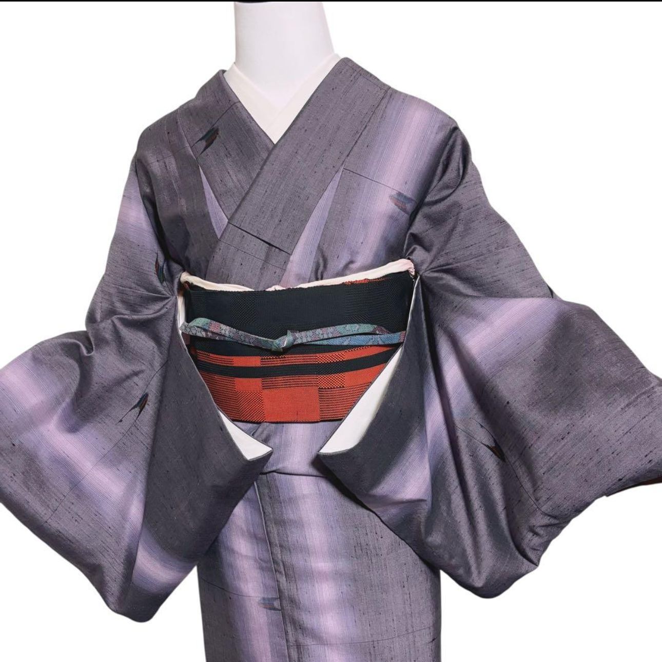 未使用近い 美品 袷 正絹 生紬 琉球絣 小紋 フルセット - メルカリ