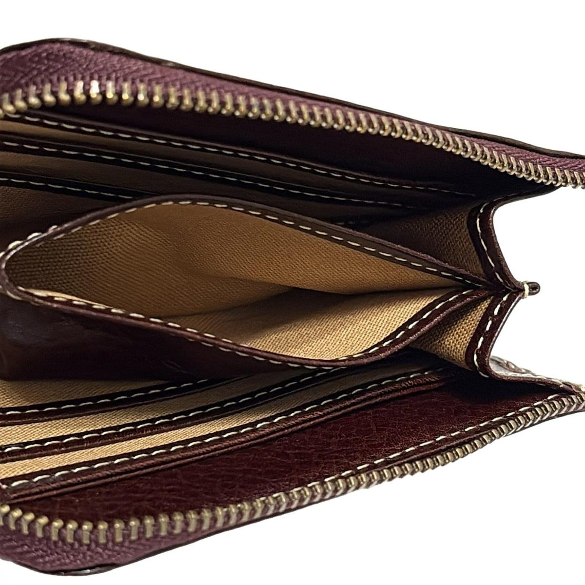  ALBERO アルベロ コインケース ベレッタ 5500 ダークブラウン L字ファスナー レザー その他 折り財布