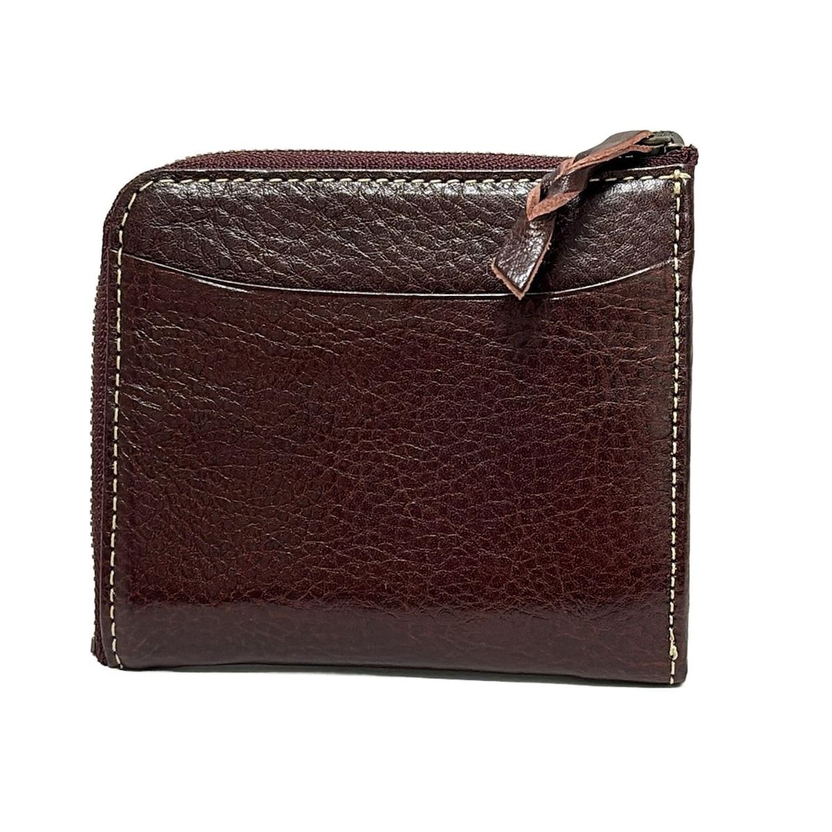 ALBERO アルベロ コインケース ベレッタ 5500 ダークブラウン L字ファスナー レザー