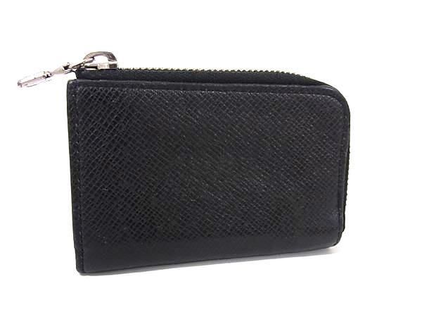 LOUIS VUITTON ルイヴィトン コインケース ポルトモネ ジュール M 63375 アルドワーズ ブラック系 タイガ メンズ L字ファスナー