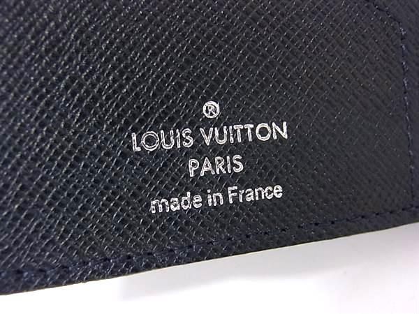 LOUIS VUITTON ルイヴィトン 財布 ポルトフォイユ ロン M 32607 ボ ル ネイビー系 タイガ メンズ 二つ折り 長財布