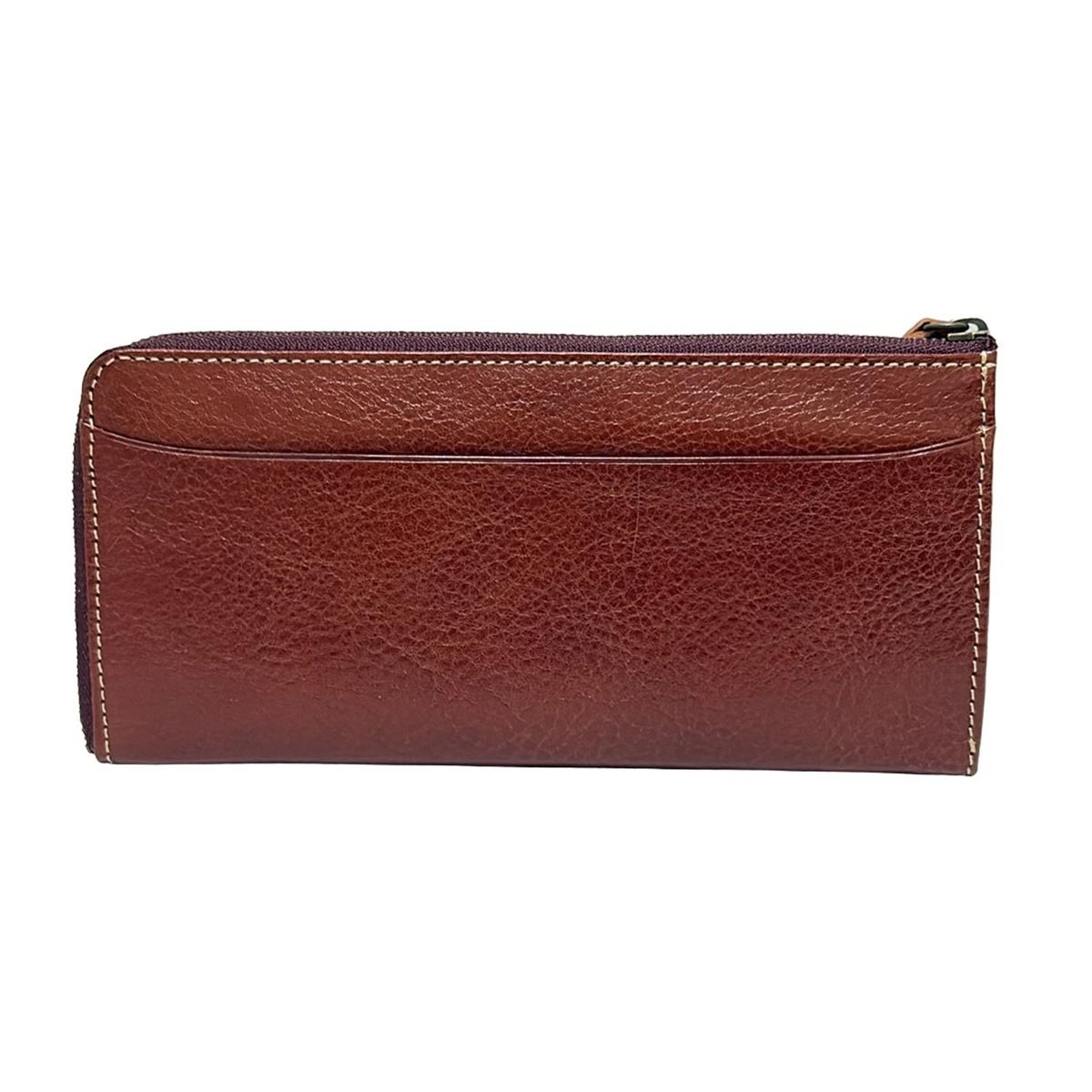 ALBERO アルベロ 長財布 ベレッタ 5501 ダークブラウン L字ファスナー レザー