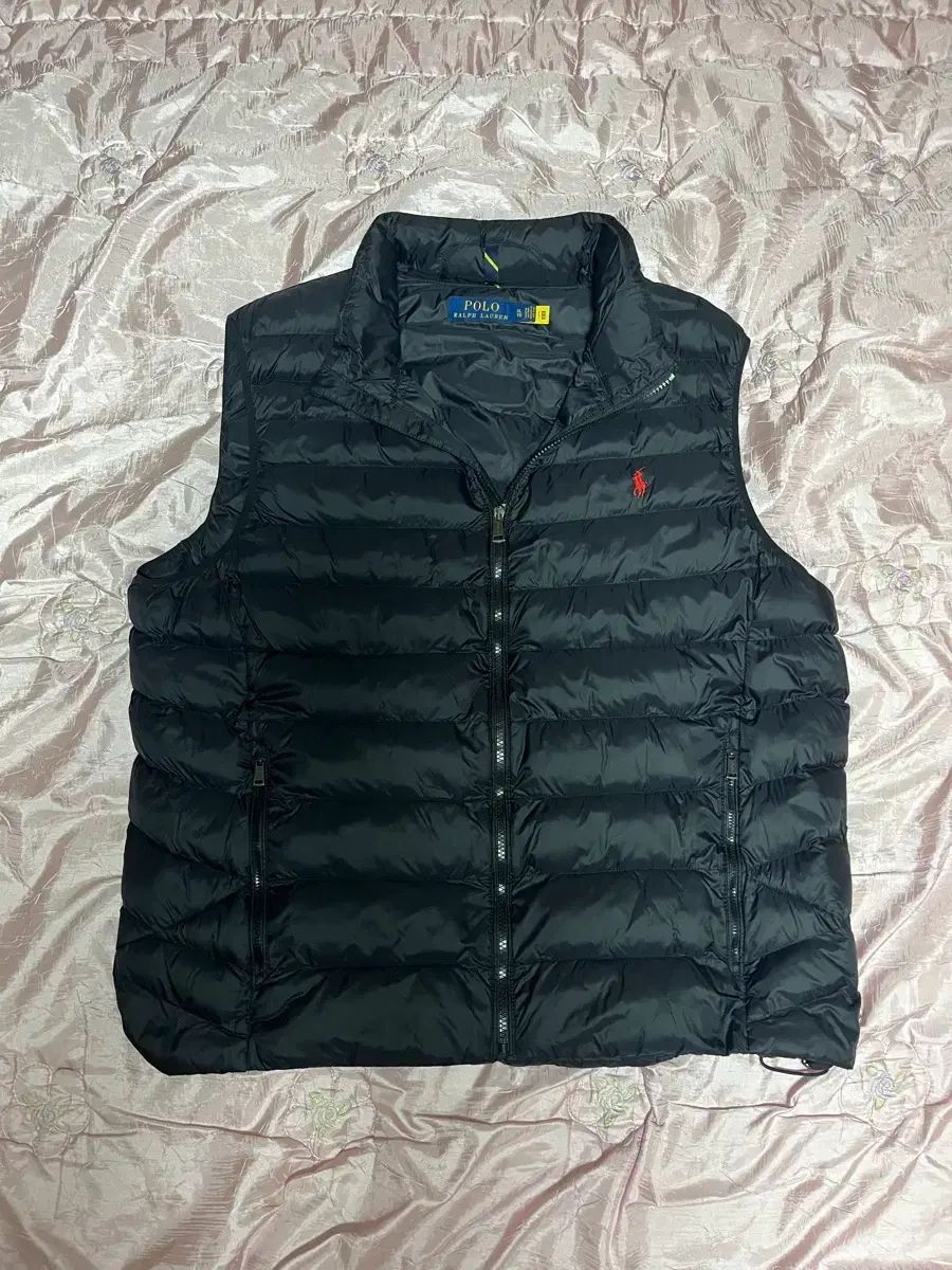 ポロラルフローレン ブラック ダウン ベスト XL