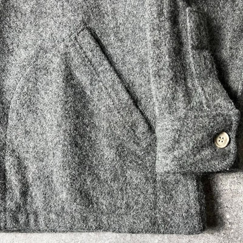 80s 黒タグ Eddie Bauer ウール ダブル マッキーノ ジャケット / 80