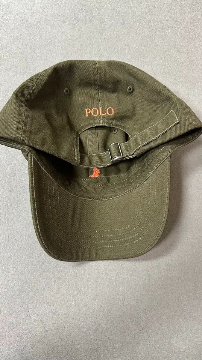 POLO ポロラルフローレン コットン チノ ベースボールキャップ カーキ
