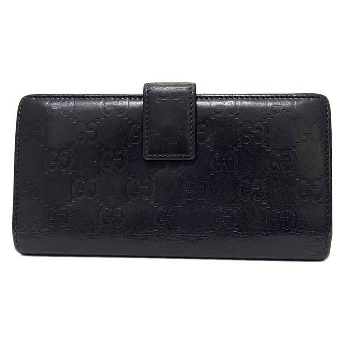 GUCCI グッチ 長財布 プリンシー シマライン 167464 黒 レザー