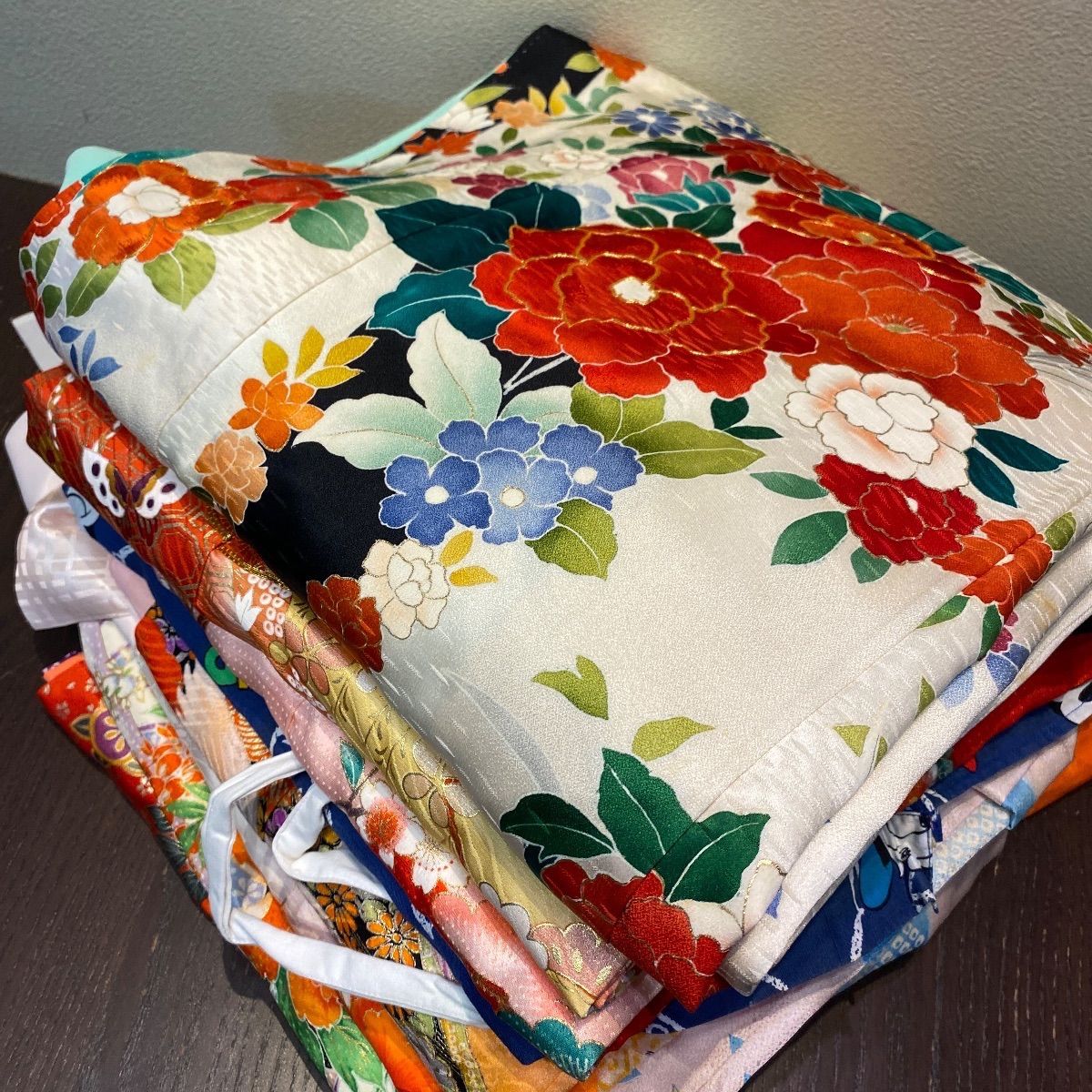 まとめ売り】子供着物9枚 リメイク素材 ハンドメイド向け - メルカリ