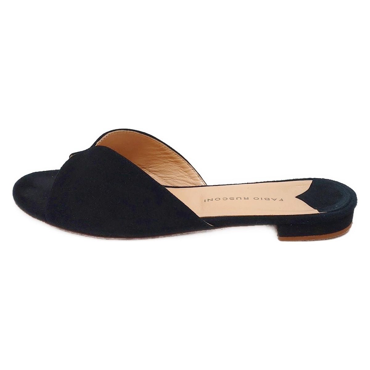 FABIO RUSCONI(ファビオルスコーニ) ミュール 37 レディース - 黒