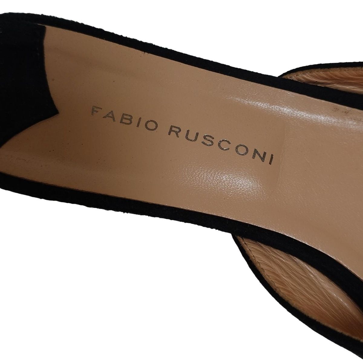 FABIO RUSCONI(ファビオルスコーニ) ミュール 37 レディース - 黒