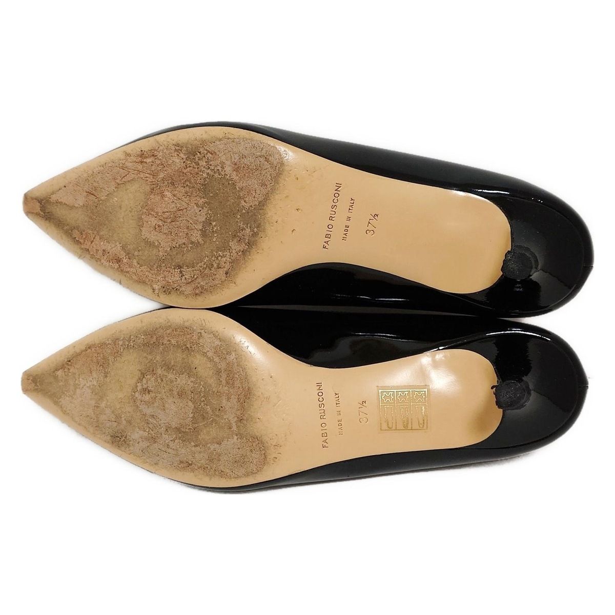 FABIO RUSCONI(ファビオルスコーニ) パンプス 37 1/2 レディース - 黒