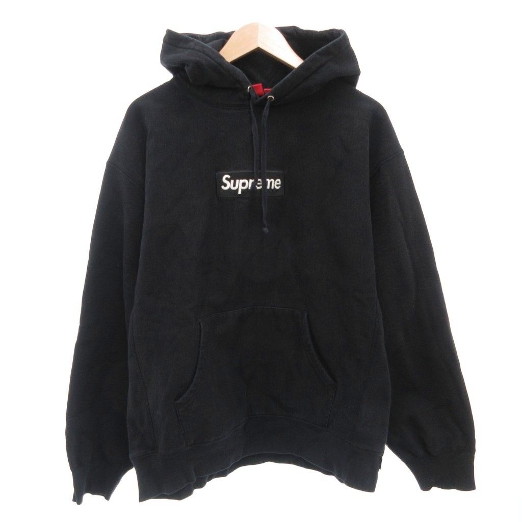 Supreme Box Logo Hooded Sweatshirt L 黒 【公式通販】
