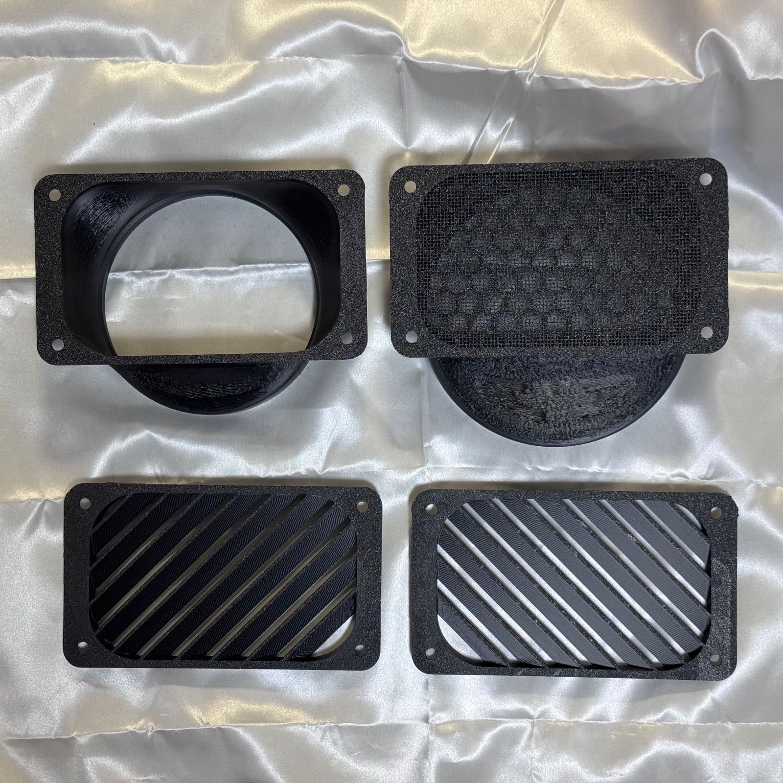 ① ECOFLOW WAVE2 WAVE3 専用 ダクト取付用 パーツ リアドア用 傾斜