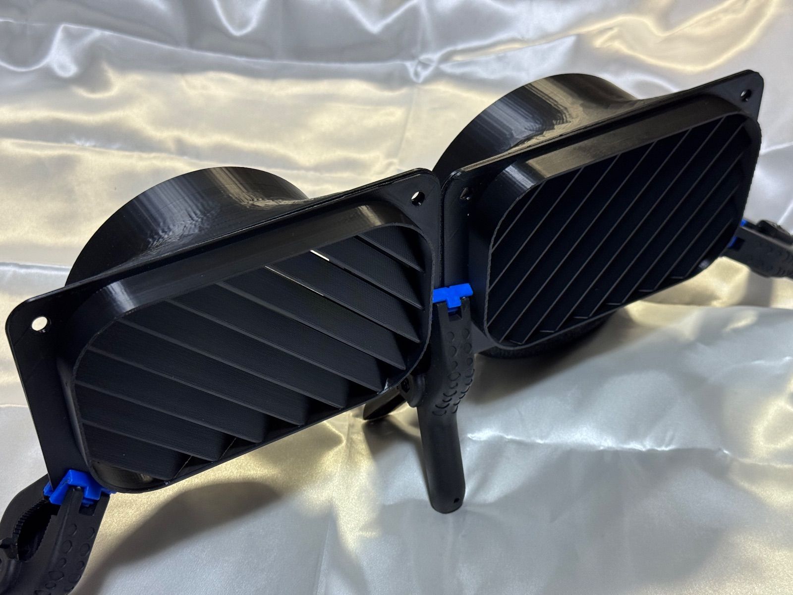 ① ECOFLOW WAVE2 WAVE3 専用 ダクト取付用 パーツ リアドア用 傾斜