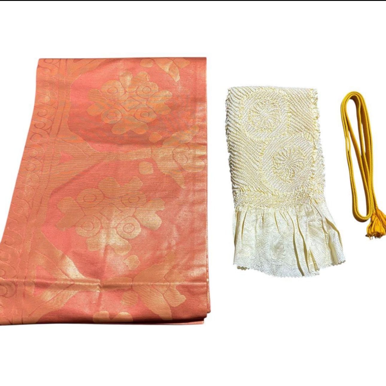 未使用 新品同様 美品 袷 正絹 江戸小紋 変わり万筋 フルセット 4点