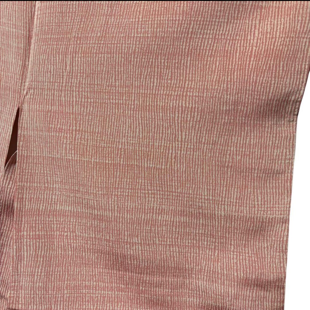  袷 正絹 江戸小紋 変わり万筋 フルセット 4点 小紋 着物