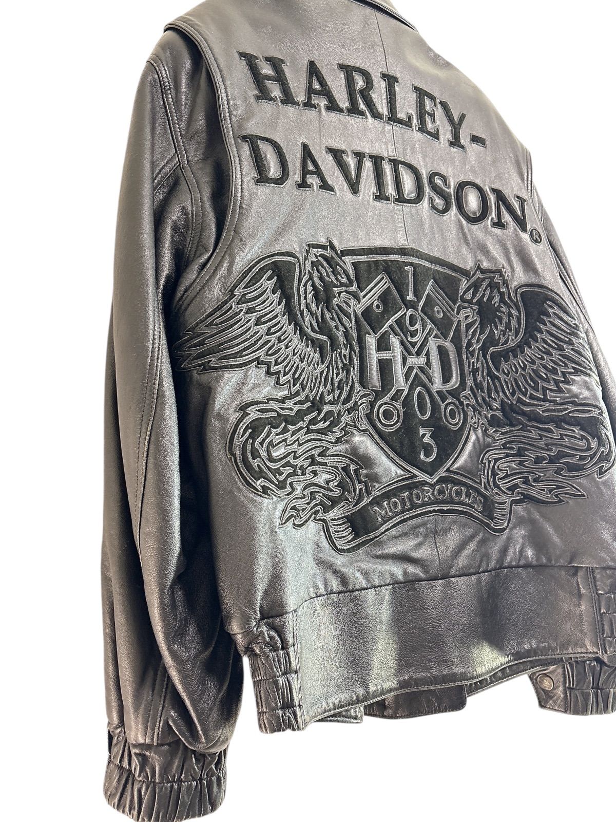 超希少】美品 ゴート・スキン本革製 ハーレーダビッドソン ライダース