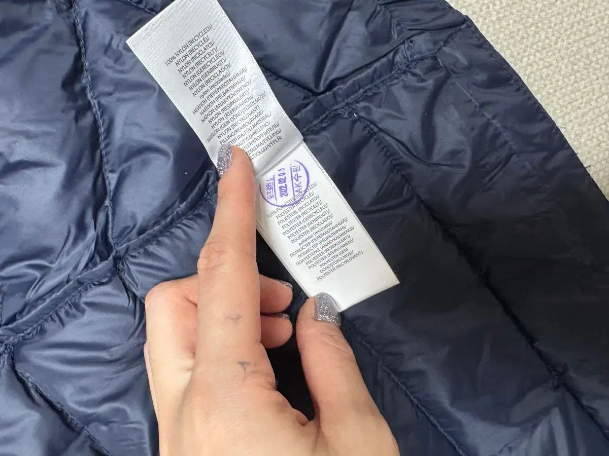 ポロラルフローレン ネイビー ダウン アウター キッズ L