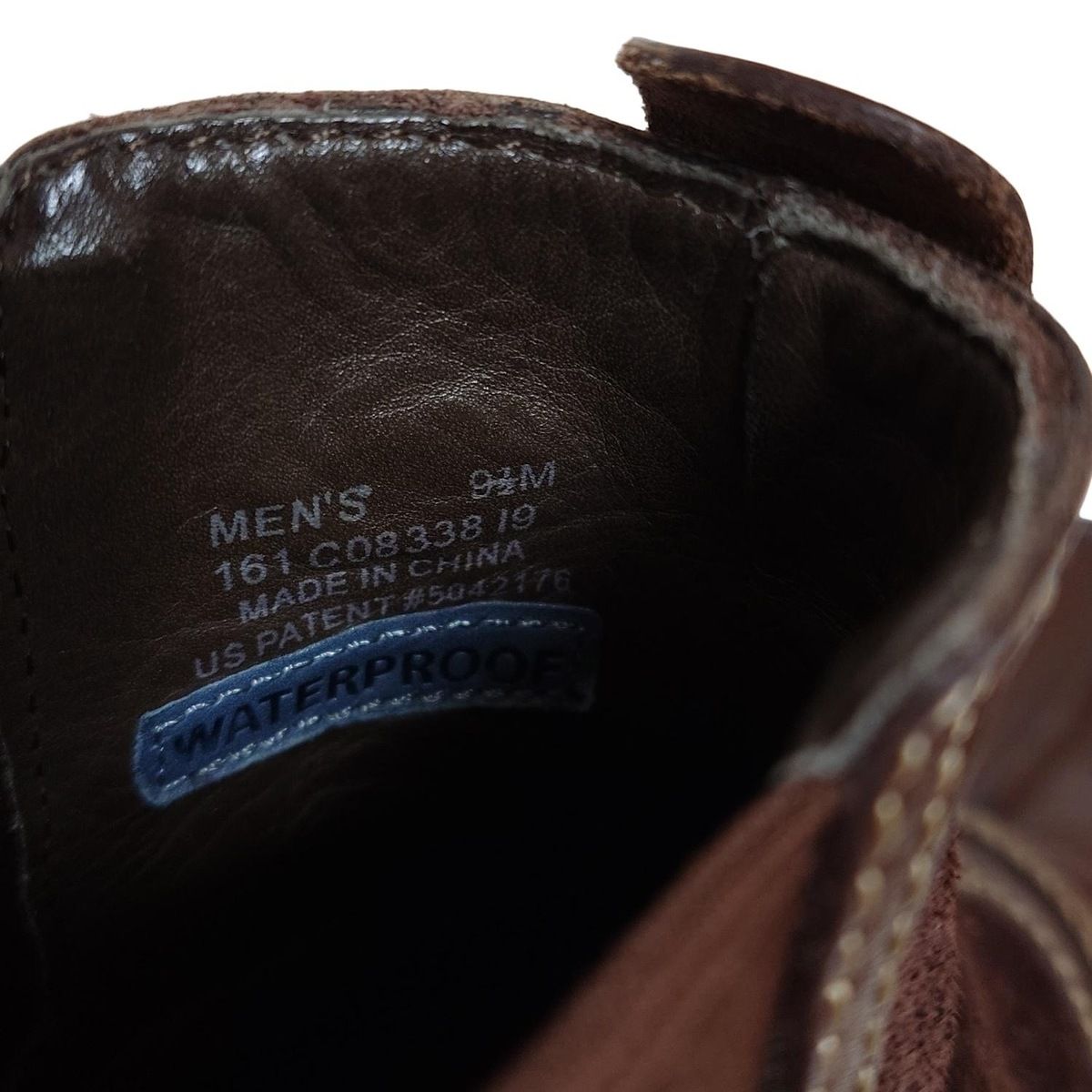  コールハーン ショートブーツ 91 2 メンズ ダークブラウン NIKE AIR サイドゴア インソール取外し可 ウォータープルーフ レザー その他 ブーツ 革靴