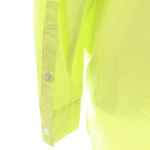 新品タグ付き エンフォルド ENFOLD 25AW フリルカラーシャツ ライム エンフォルド ENFOLD 25AW FRILL-COLLAR SHIRT シャツ フリル 長袖 38