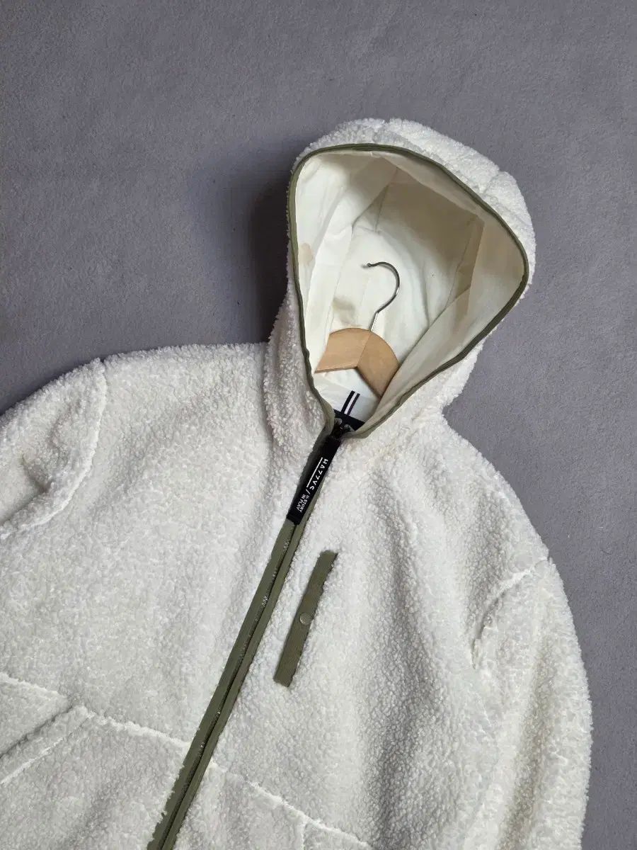 90 ヘジス ゴルフ ボア シープスキン ロング フリース アウター レディース