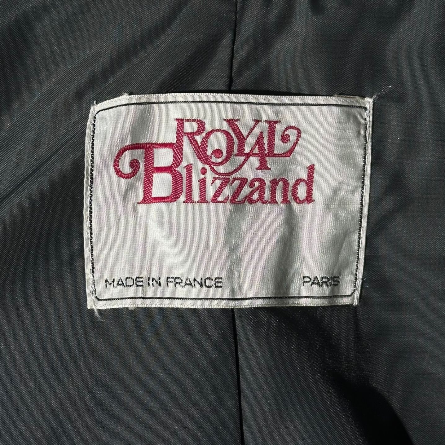  ROYAL Blizzand ロイヤルブリザンド 60 s 70 France made レオパード ベルテッド ステン コート 表記無 L程度 ベージュ×ブラック 60年代～70年代 ヴィンテージ フランス軍支給ブランド ユーロ トレンチコート スプリングコート ジャケット アウター