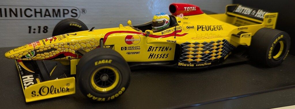 ポールズモデルアート ミニチャンプス 1/18 JORDAN 197 PEUGEOT G