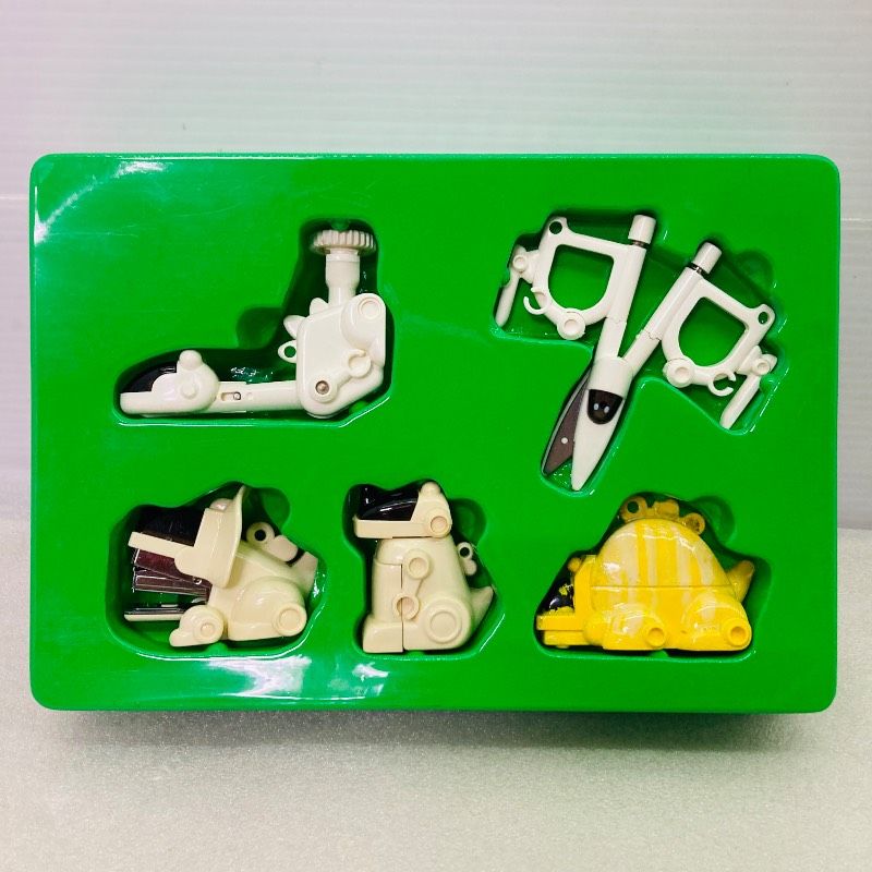 未使用品】ポケットザウルス 文房具 5点セット BANDAI 1985年製 文具