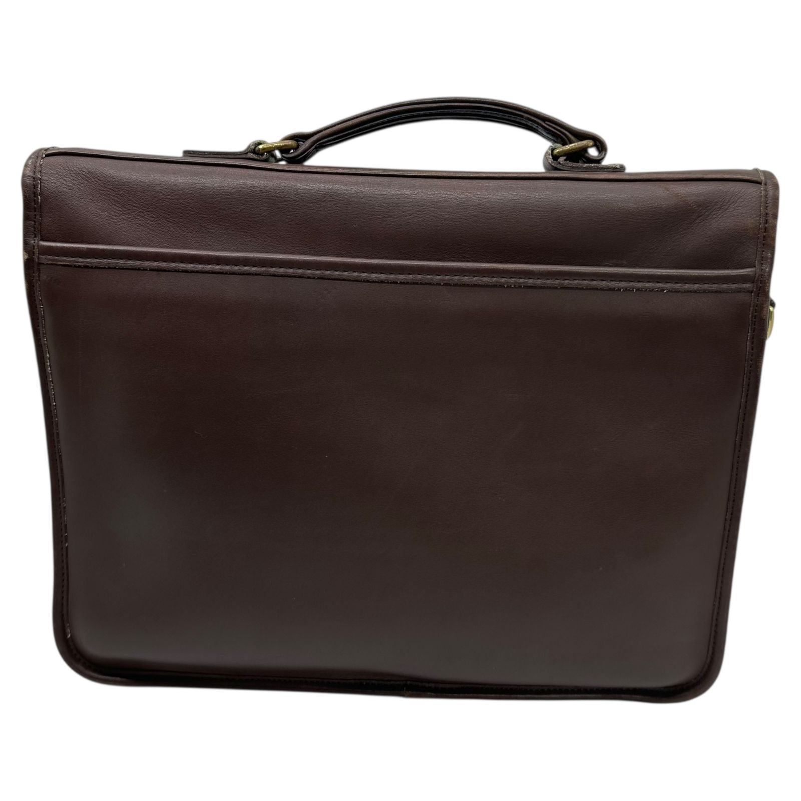 OLD COACH(オールドコーチ) Willis Turnlock Leather 2-Way briefcase