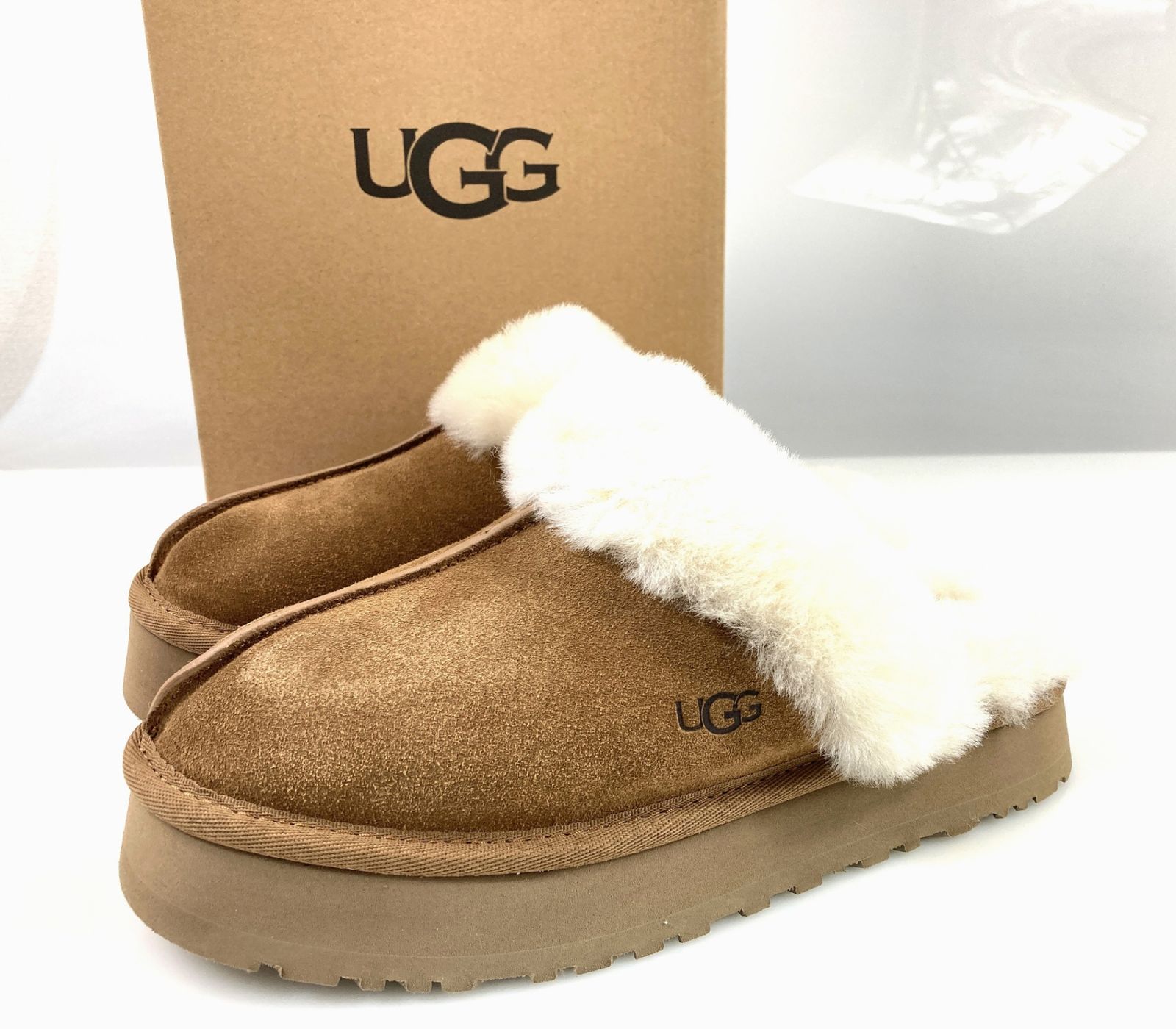 アグ UGG Disquette ディスケット スリッポン サイズ25 0 cm チェスナット 型番 1122550