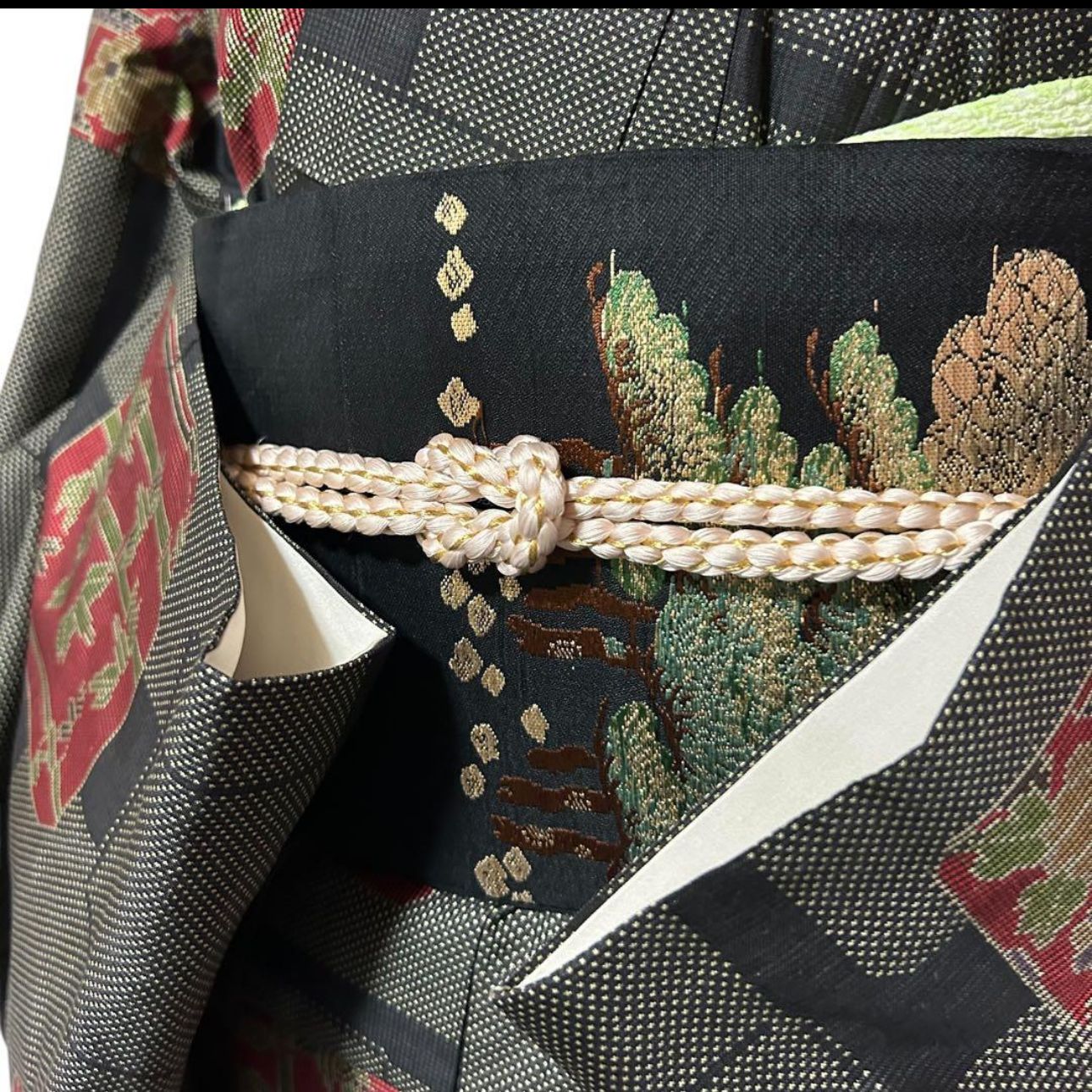 美品 袷 正絹 証紙付き 本場大島紬 フルセット 4点 158.5/64 - メルカリ