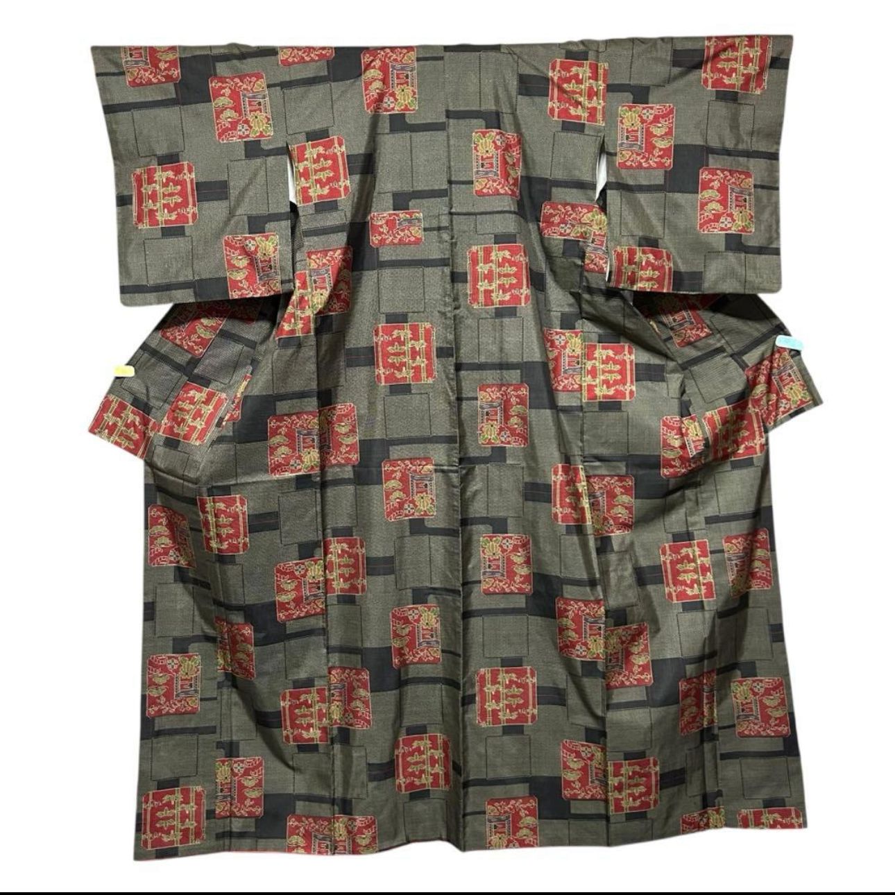 美品 袷 正絹 証紙付き 本場大島紬 フルセット 4点 158.5/64 - メルカリ