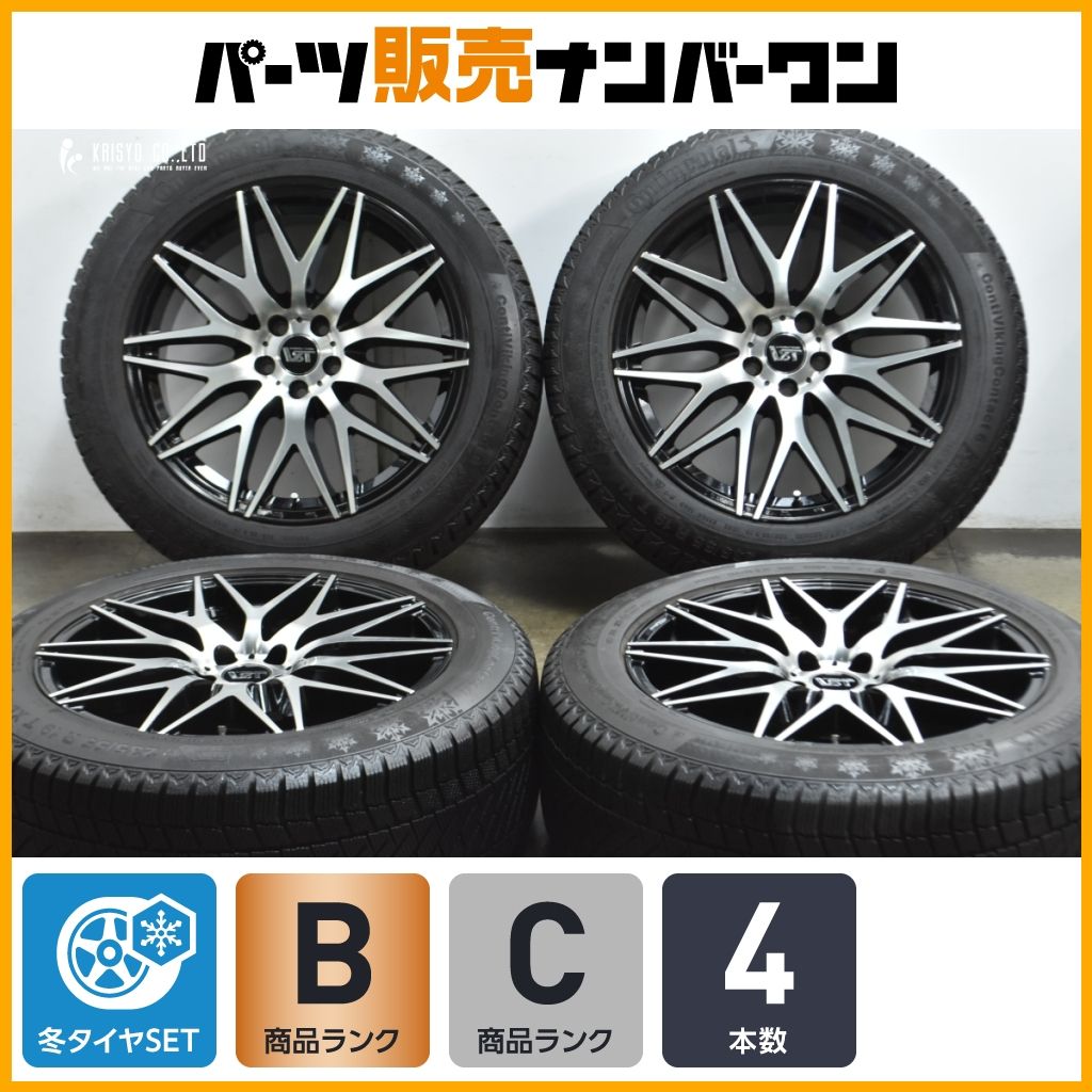 【希少サイズ 交換用に】VST Type-RS 19in 8.5J+39 PCD108 コンチネンタル コンチバイキングコンタクト6 235/55R19 XC60 XC90 即納可