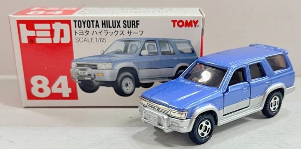 トミー トミカ赤箱中国製 トヨタ ハイラックス サーフ 84 - メルカリ