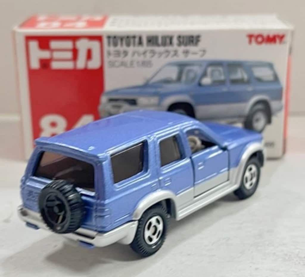 トミカ　ハイラックスサーフ　２台　赤箱　絶版　84 ミニカー　希少 トミカハイラックスサーフ2台赤箱絶版84 ミニカー希少
