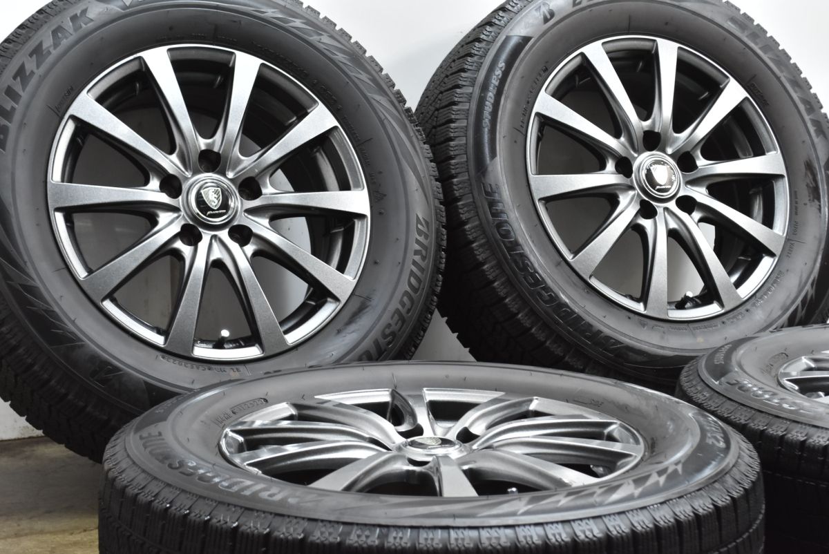 バリ溝 マナレイ 16 in 6 5 J 38 PCD 114 3 ブリヂストン ブリザック VRX 2 215 65 R アルファード ヴェルファイア カローラクロス