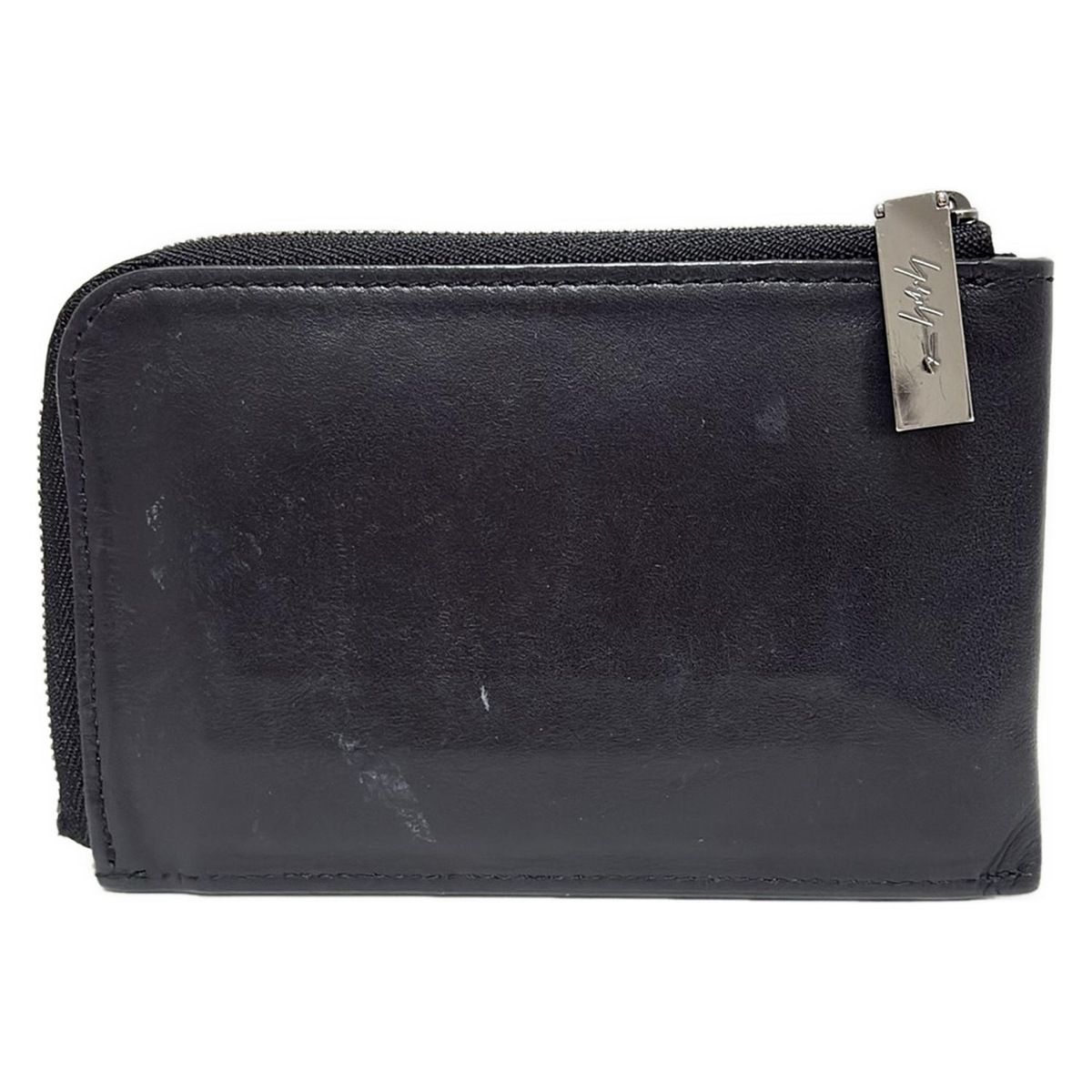 yohjiyamamoto(ヨウジヤマモト) コインケース - 黒 L字ファスナー