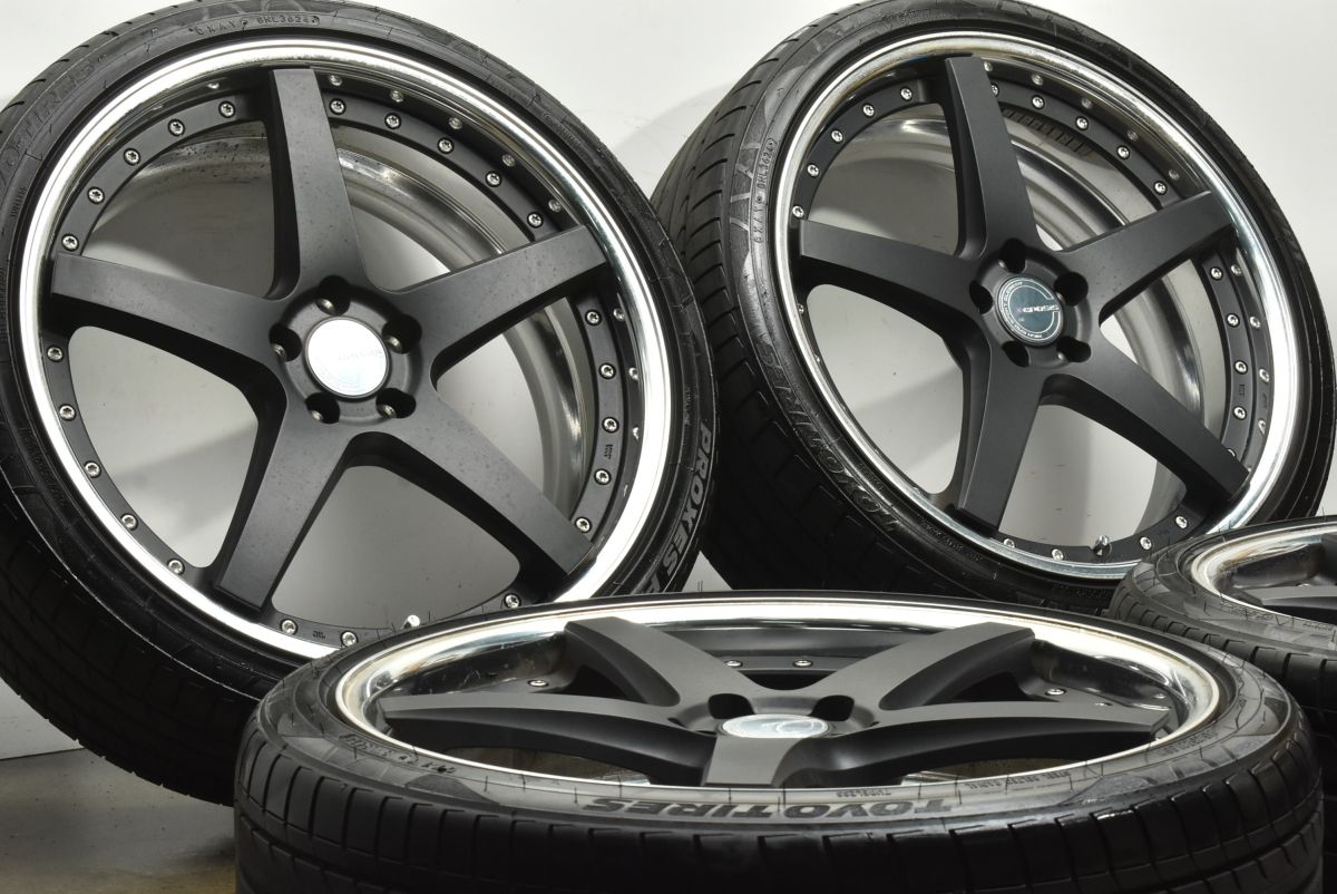 カスタム用に WORK GNOSIS CVF 21 in 8 5 J 45 PCD 112 トーヨー プロクセス FD 1 245 35 R BMW X 交換用 ワーク グノーシス