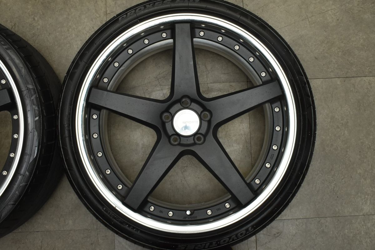  カスタム用に WORK GNOSIS CVF 21 in 8 5 J 45 PCD 112 トーヨー プロクセス FD 1 245 35 R BMW X 交換用 ワーク グノーシス 21インチ タイヤ ホイールセット