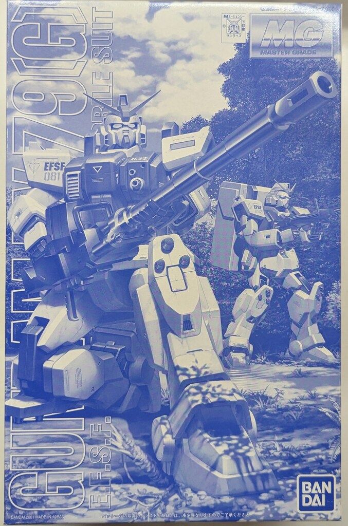 バンダイ MG 陸戦型ガンダム寒冷地用C 緑迷彩 1 100