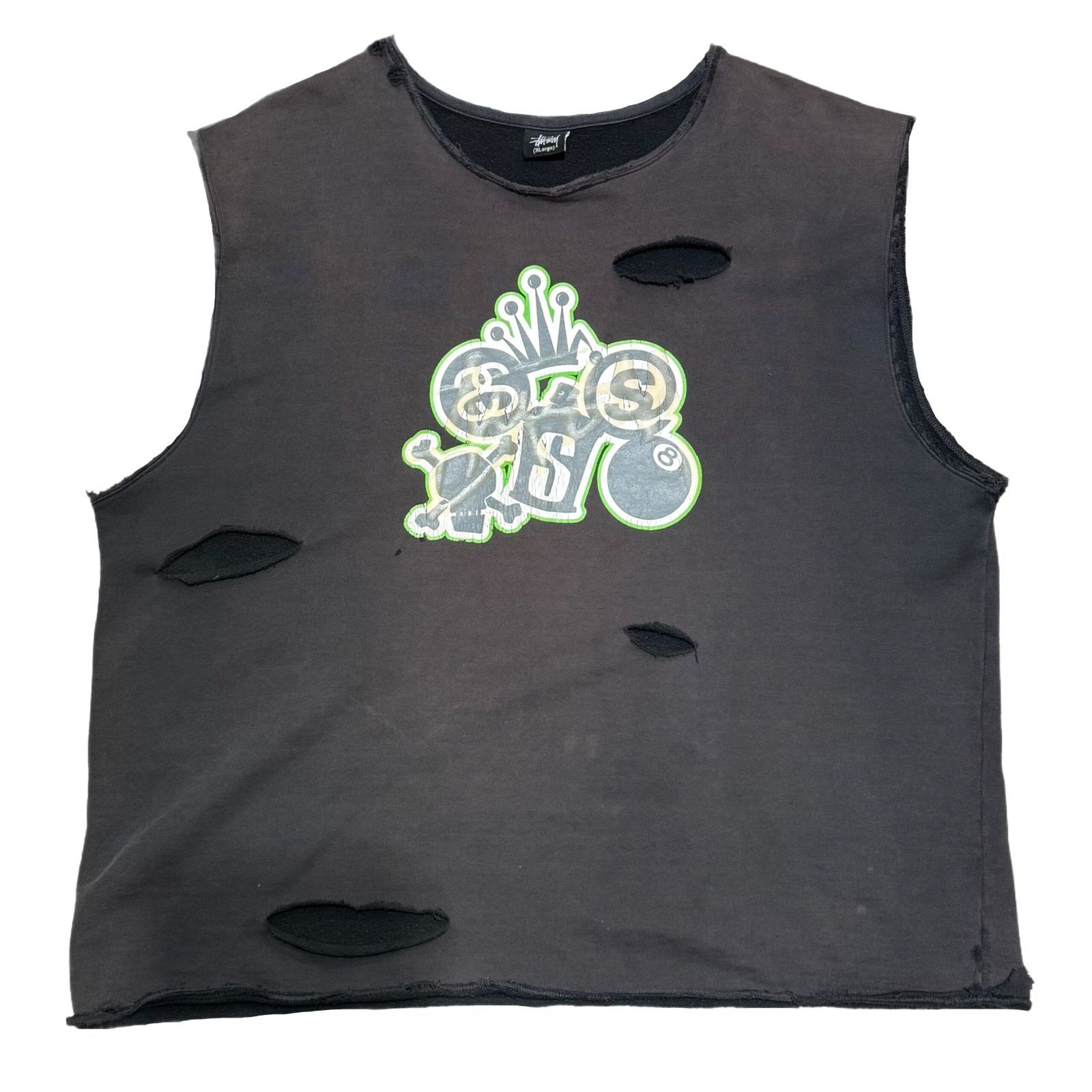 Old Stussy Cut Off Sweatshirt Made in USA