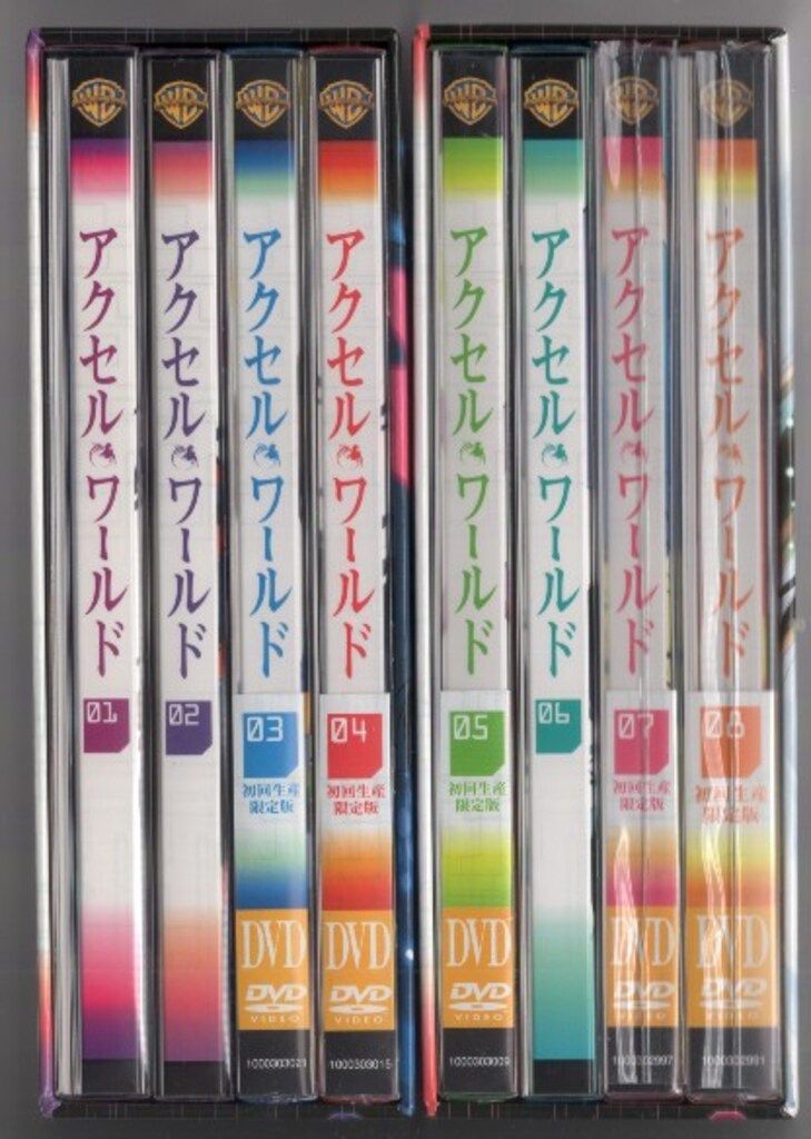 アニメDVD アクセル・ワールド 初回限定版全8巻セット ※帯欠、1.2.6巻