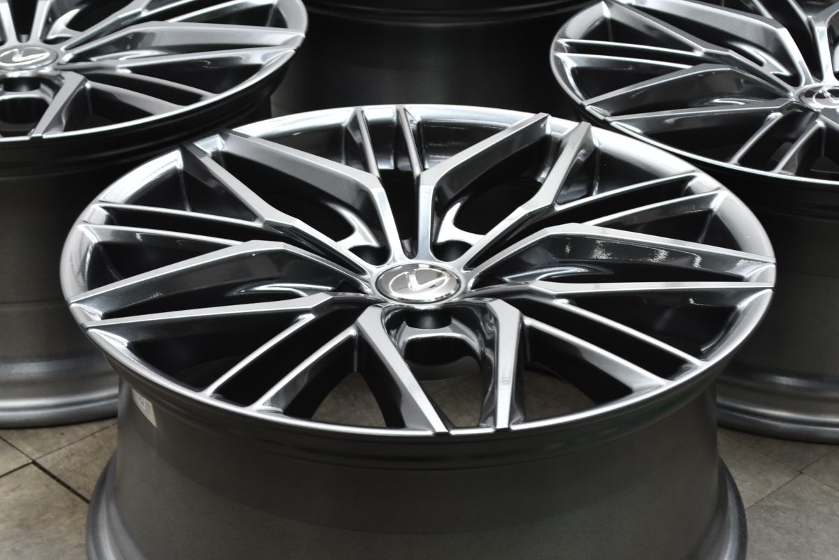 新車外し レクサス IS 500 Fスポーツ 19 in 8 5 J 45 9 60 PCD 114 3 4本セット 他グレードにも ボルト車 RC 流用